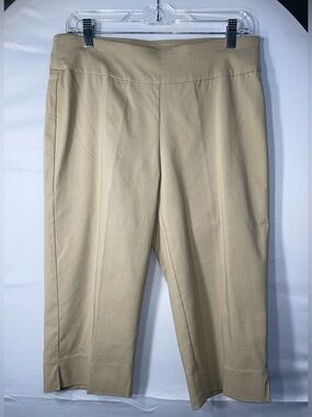 Ruby Rd. Prints Charming Pull-on Stretch Capri Pants NWT